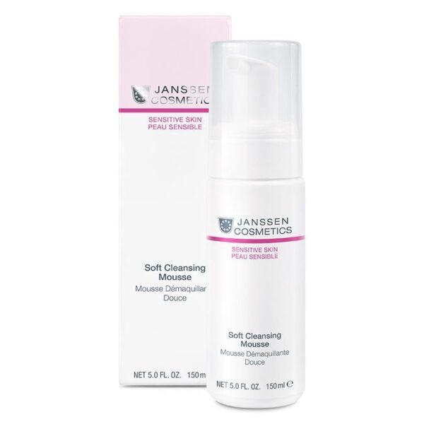Janssen Cosmetics Sensitive SkinSoft Cleansing Mousse Hellävarainen valmisvaahtopuhdistus 150ml