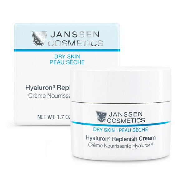 Janssen Cosmetics Dry Skin Hyaluron 3 Replenish Cream Hoitovoide lipidiköyhälle kuivalle iholle 50ml